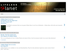 Tablet Screenshot of lifelessplanet.com